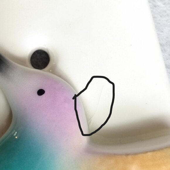 Vintage 80s All Fired Up-Hand Painted Hummingbirds Light Switch Plates-Lot Of 5 - Picture 5 of 12